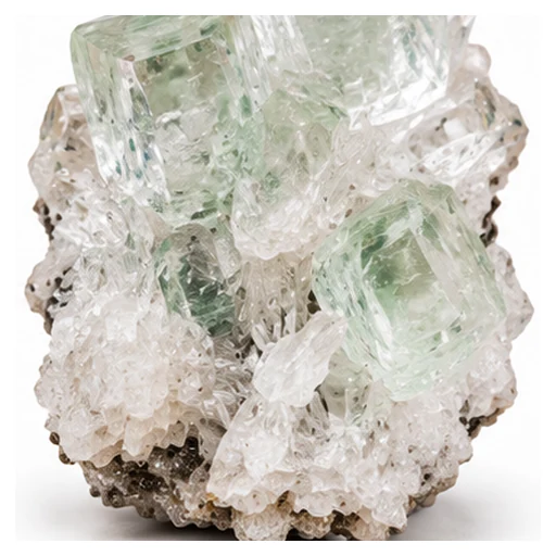 Fluorapophyllite-(K) gemstone — example specimen