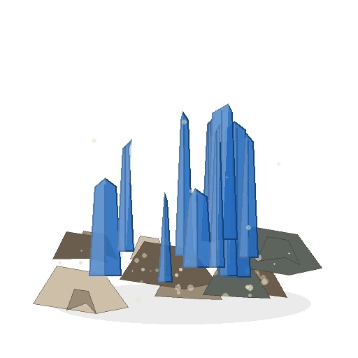 Linarite gemstone — example specimen