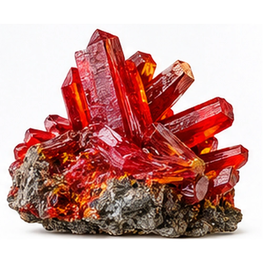 Realgar gemstone — example specimen