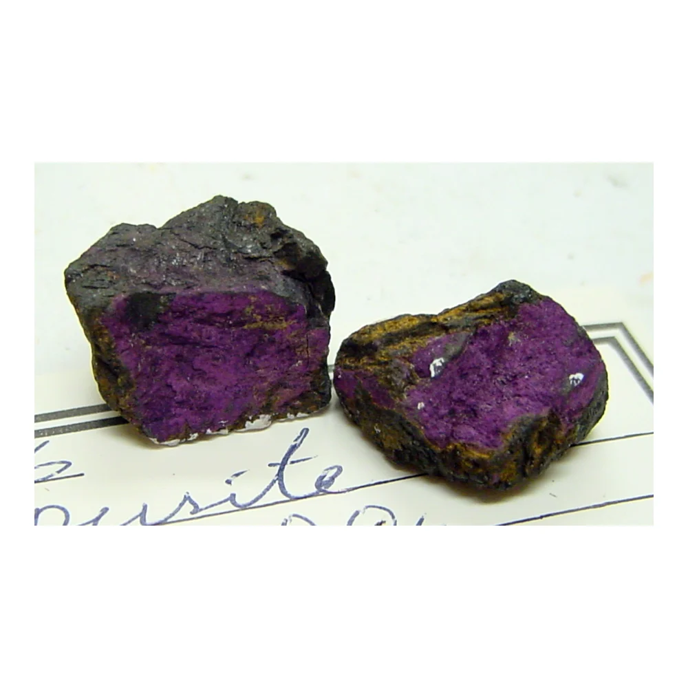 Purpurite gemstone — example specimen