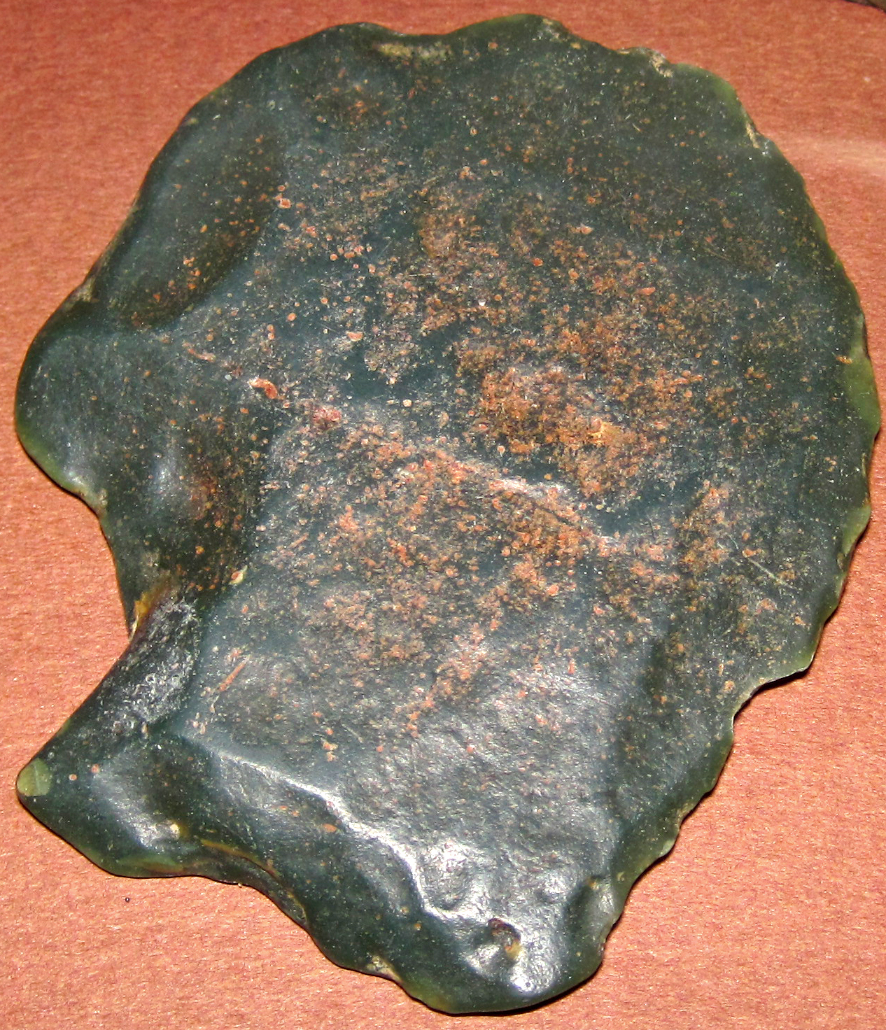 Jade gemstone specimen