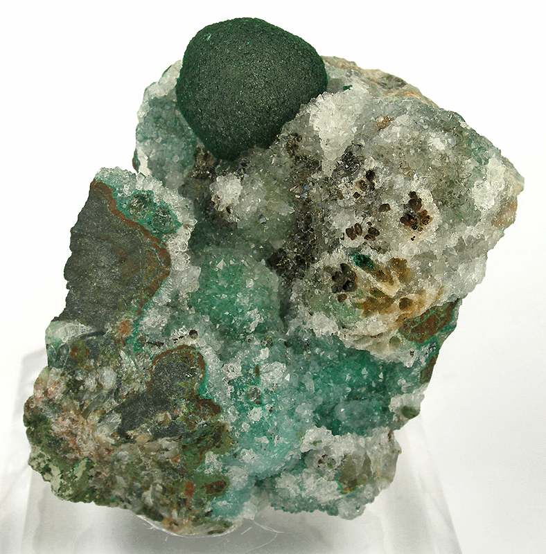 Malachite gemstone specimen