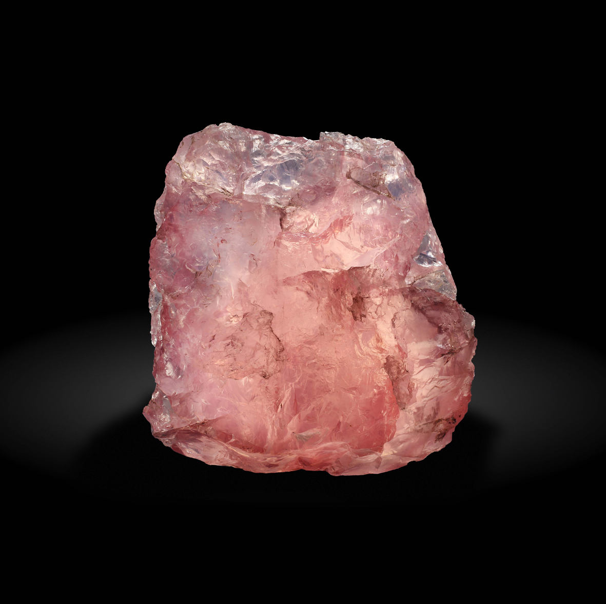Rose Quartz gemstone specimen
