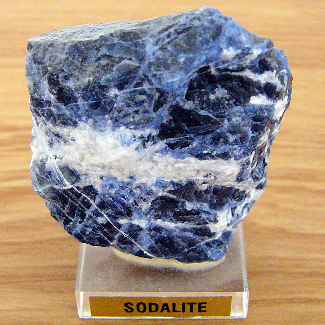 Sodalite gemstone specimen