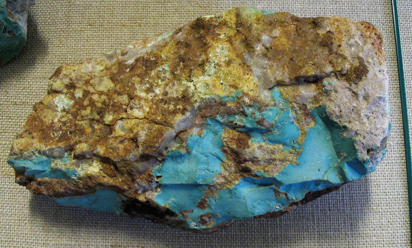 Turquoise gemstone specimen