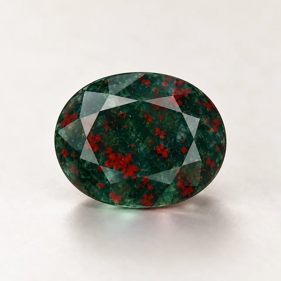 Bloodstone gemstone specimen
