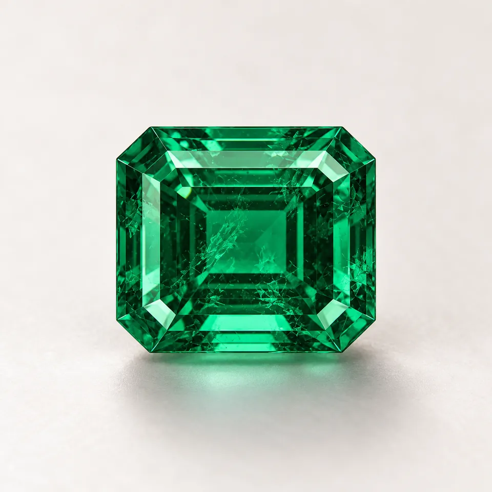 Emerald gemstone specimen