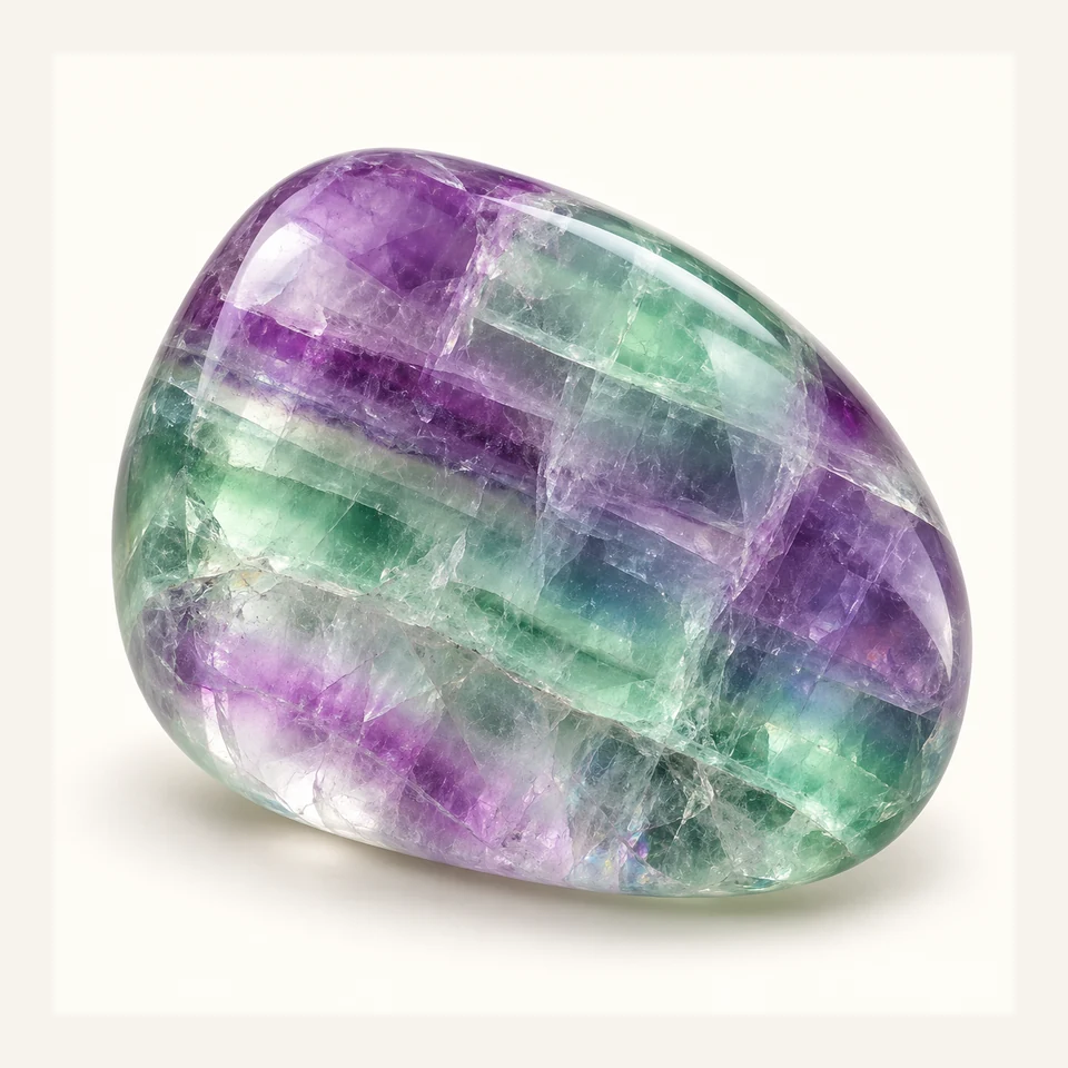 Fluorite gemstone specimen